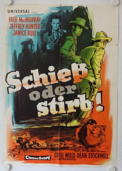 A Gun for a Coward original release german movie poster
